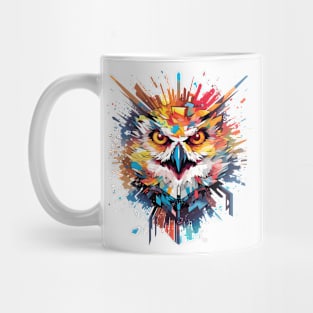 Owl Bird Animal Nature Freedom Wildlife Wonder Abstract Mug